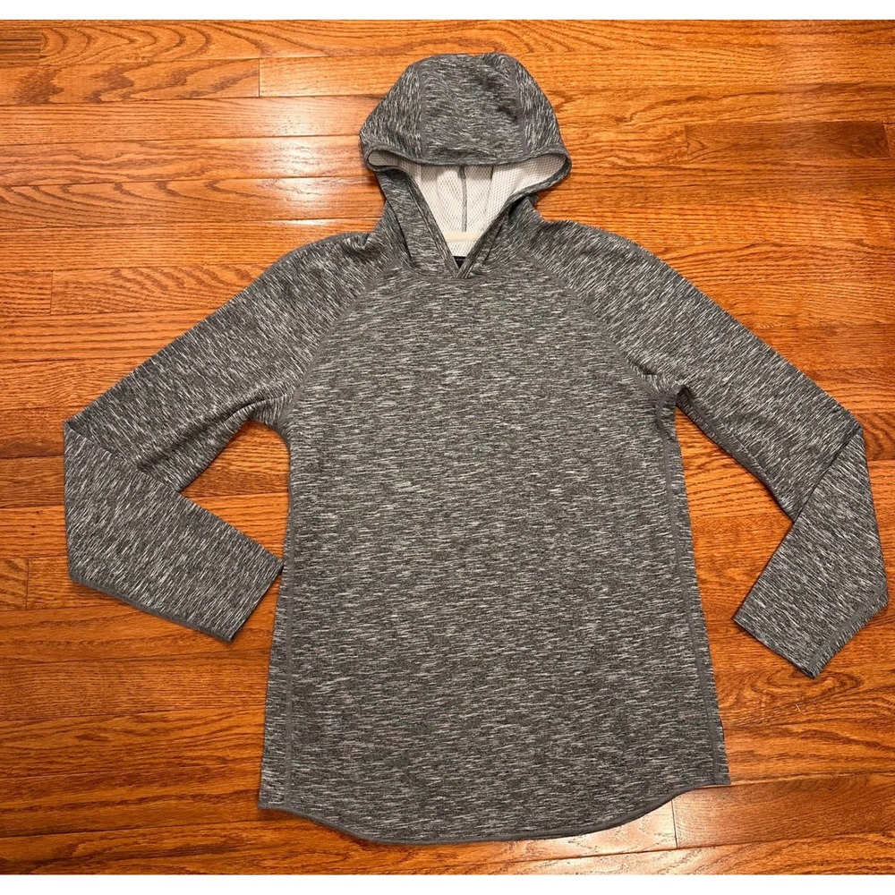 Reigning Champ Hoodie Pullover Performance Mens Medium Gray Lightweight Stretch
